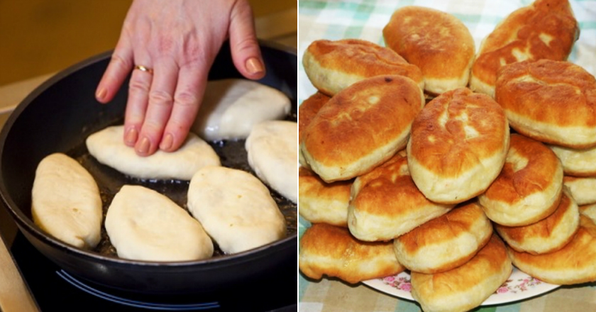Из пакета кефира гора вкуснятины! Пышные жареные пирожки с начинкой из сочных ягод. Начинки из картофеля, капусты и повидла оставь для зимы!