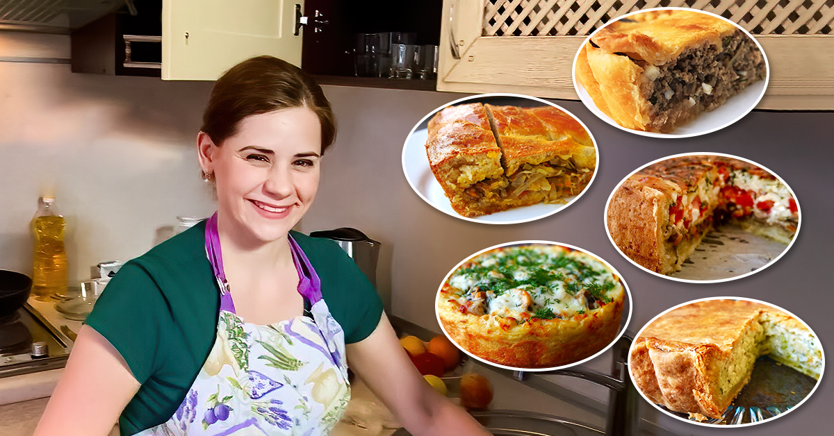 5 несладких пирогов от кудесницы Ольги Матвей. Вкусная и сытная выпечка